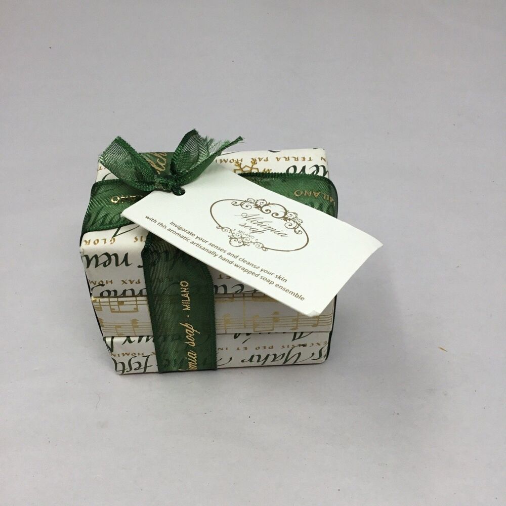 ALCHIMIA Italy Holiday 3 Soap Set 3.5oz/100g Bars Winter Spice New Unwrapped